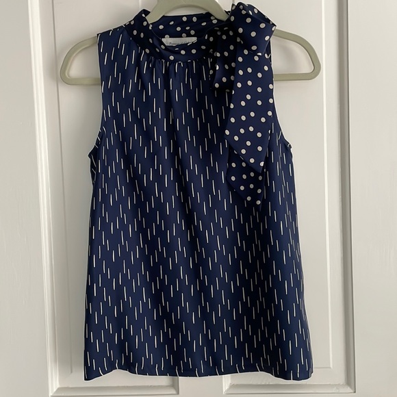 Anthropologie Sleeveless Silk Top - Picture 1 of 5